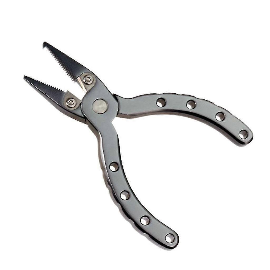 Mini Multifunctional Fishing Split Ring Plier Hook Remover Braid Line Cutter