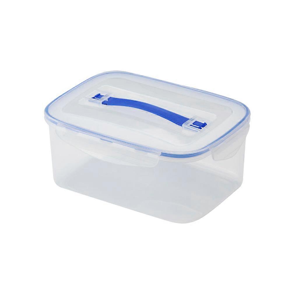 Food Organizer Containers Pantry Containers Transparent Rectangular Shape 2400ml Food Preservation 1Pack