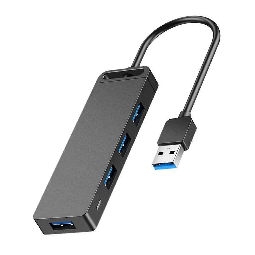 Usb Hubs 0.5m Abs Material Rectangular Style Usb 2.0 External Cable Power Supply 1Set