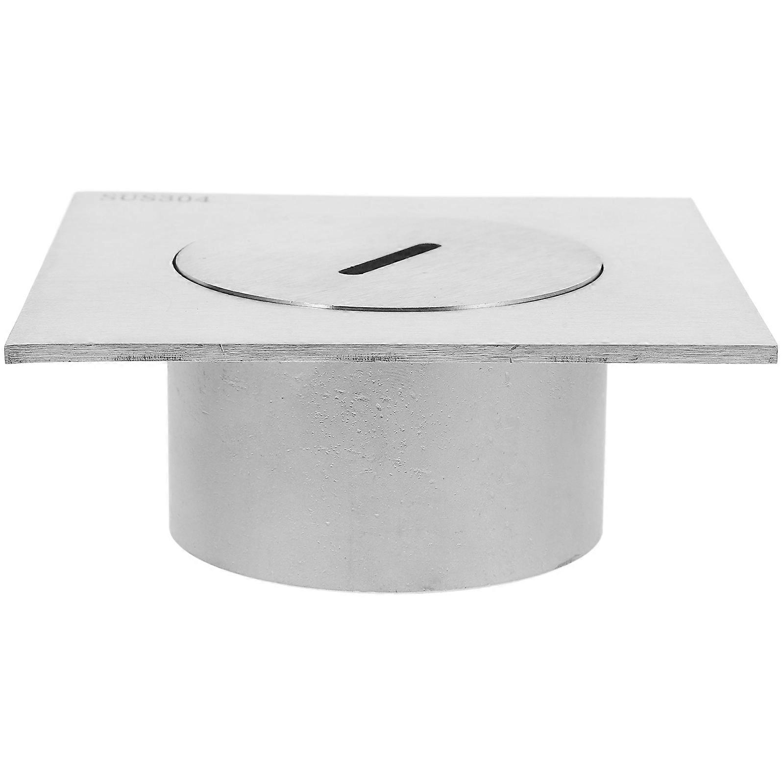 Stainless Steel Square Shower Floor Drain with Removable Hair Strainer for Efficient Drainage and Clog Prevention in Bathrooms