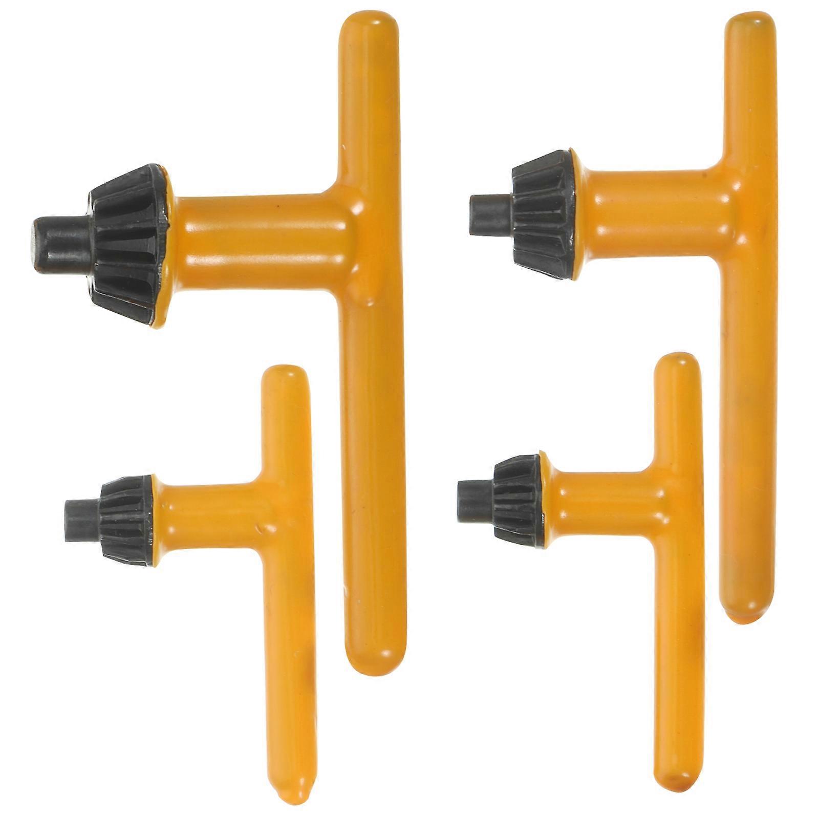 Universal Chuck Key Steel Material Maintenance Electric Drill 4Set