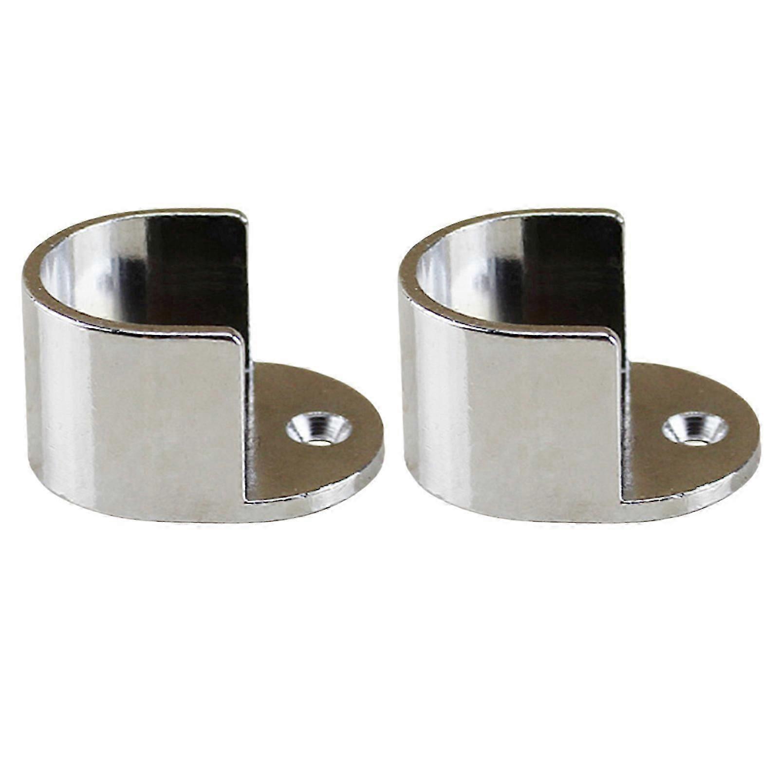 Tringles à rideaux en alliage Supports de support pour tiges de 28 mm s’adaptent aux tiges en métal et en bois