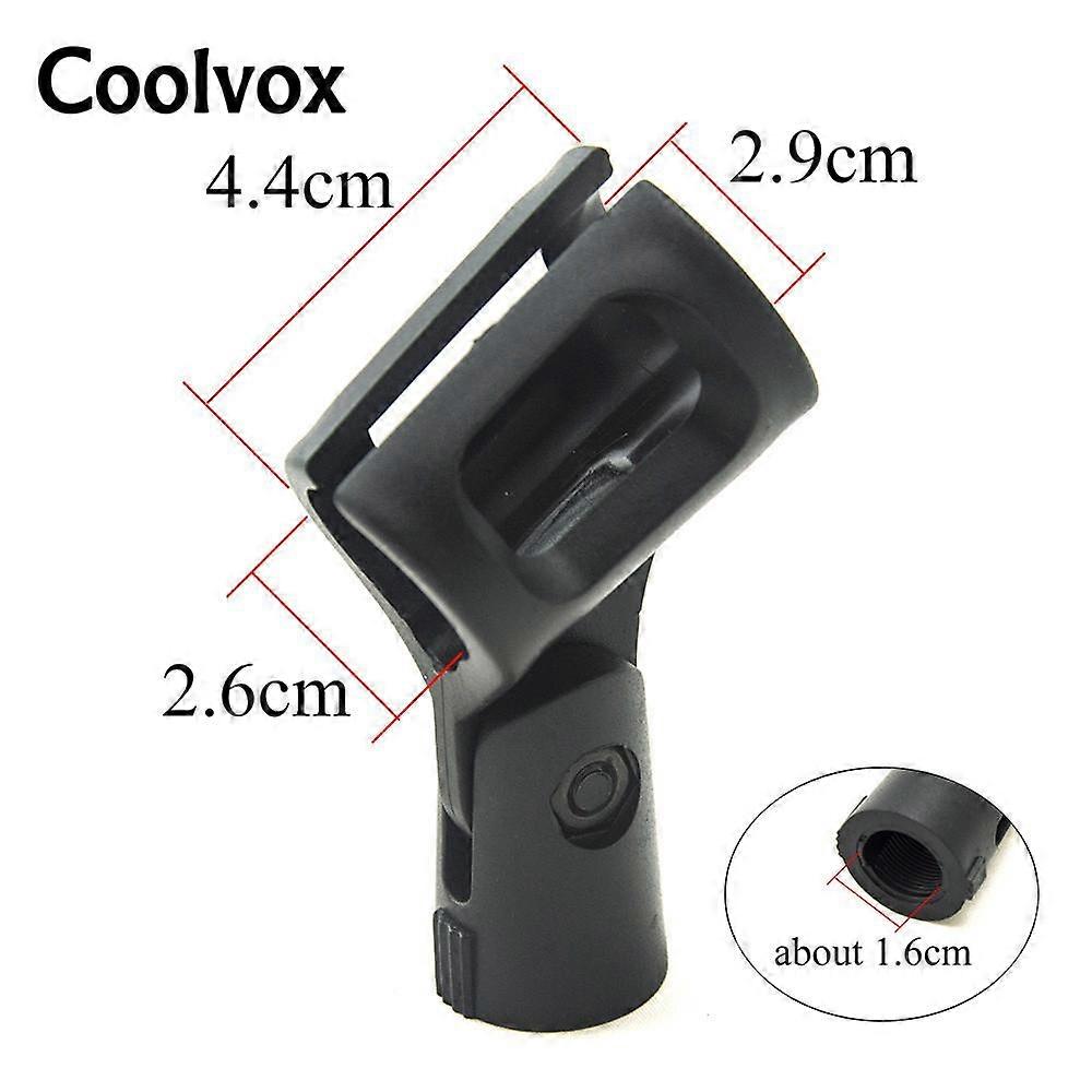 Microphone Clip for Mic Stand - Essential Accessory for Audio Recording, Interview Microphone Clip Hot Shoe Boots For Camera Light mic Holder