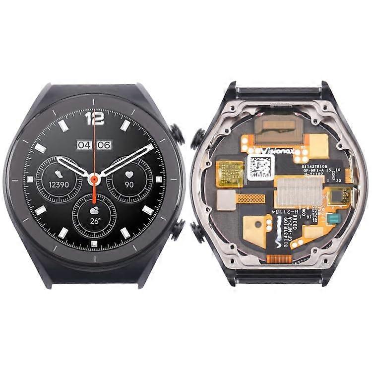 Replacement Parts for Xiaomi Watch S1 LCD Screen and Digitizer Full Assembly with Frame Black