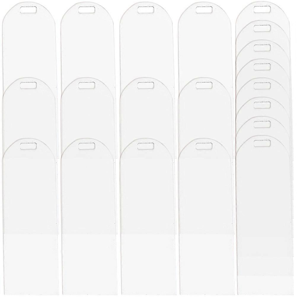 Convenient Bookmark Book Mark Blanks Acrylic Material Rigorous Manufacturing Process 20Pcs