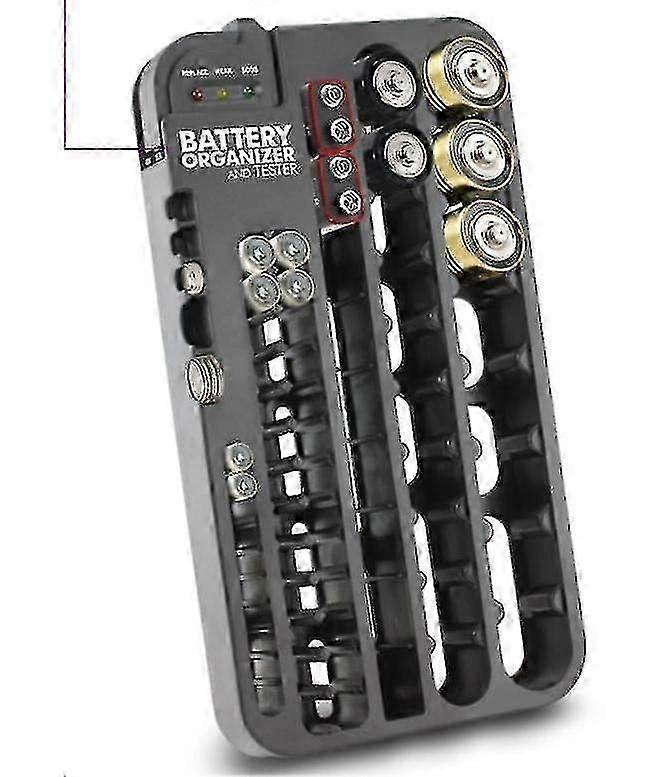 72 Battery Storage Box Box Bracket Storage Box Battery Capacity Tester Aa Aaa D C