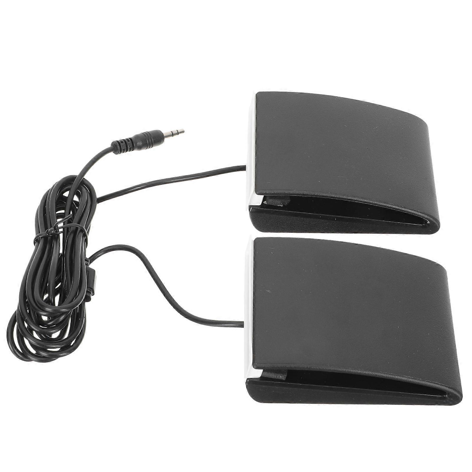 Electric Piano Pedal Sturdy Black Damper For Music Performance 1 Pair High Sensitivity