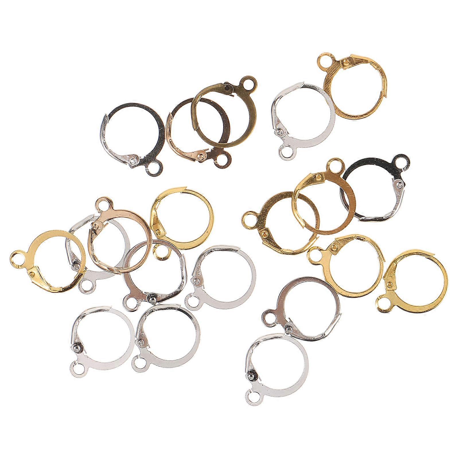 Ear Circle Earring Finding for Decor with 20Pcs Beading Earring Hoops