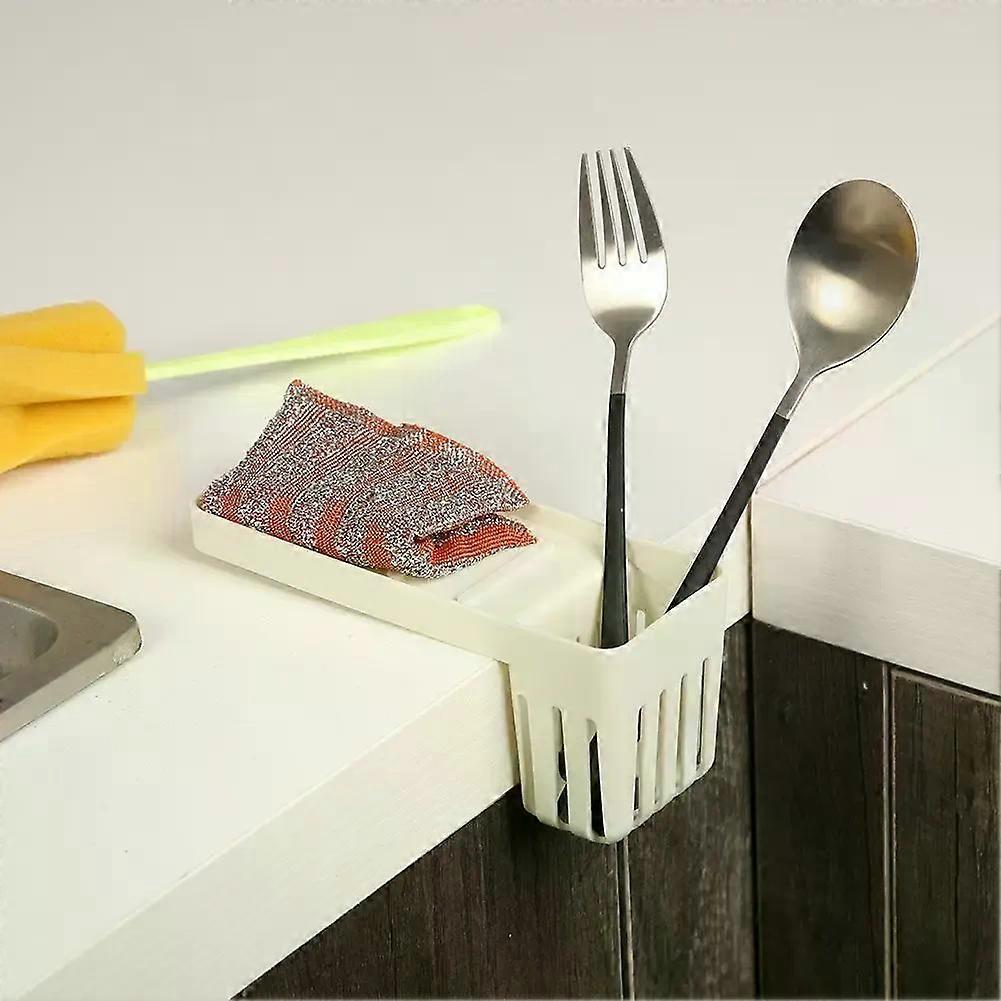 Plastic Faucet Receiving Hanging Basket Wide Range Application Work Exquisite Drain Rack With Suction Cup Kitchen Tool