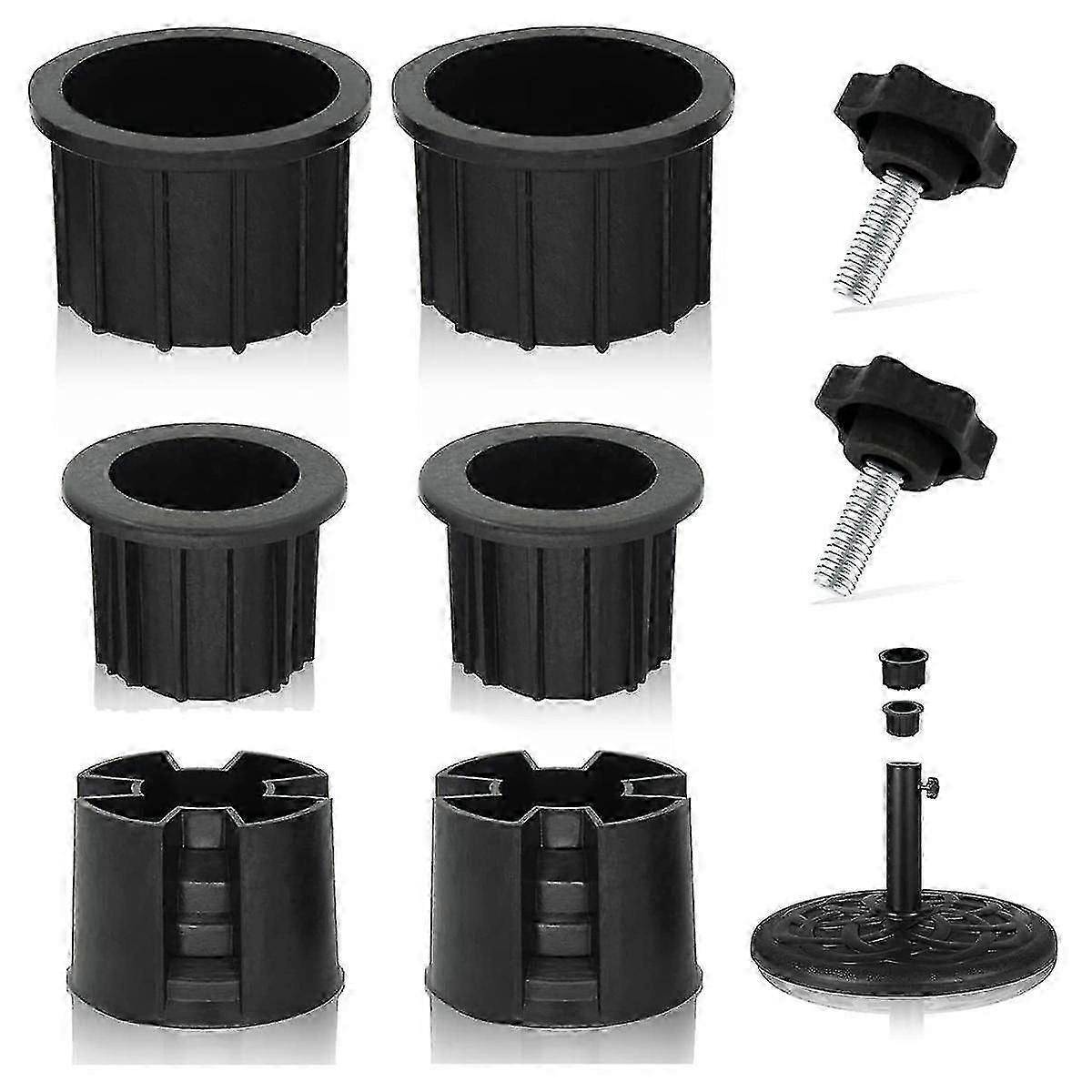 Replacement Parts for 8-Piece Patio Umbrella Stand with Base Stand Hole Ring Plug Cover and Cap