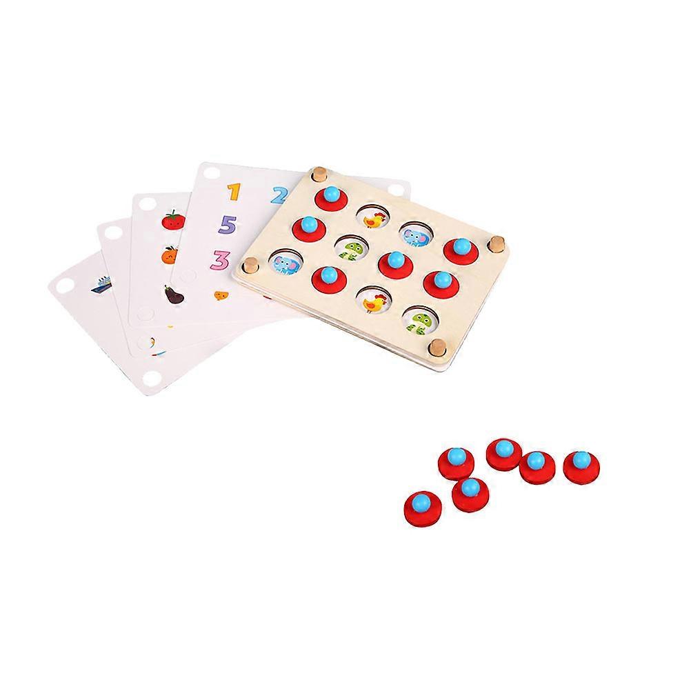 2 Sets Educational Toys For Kids Memory Improvement Cognitive Skill Development Assorted Color