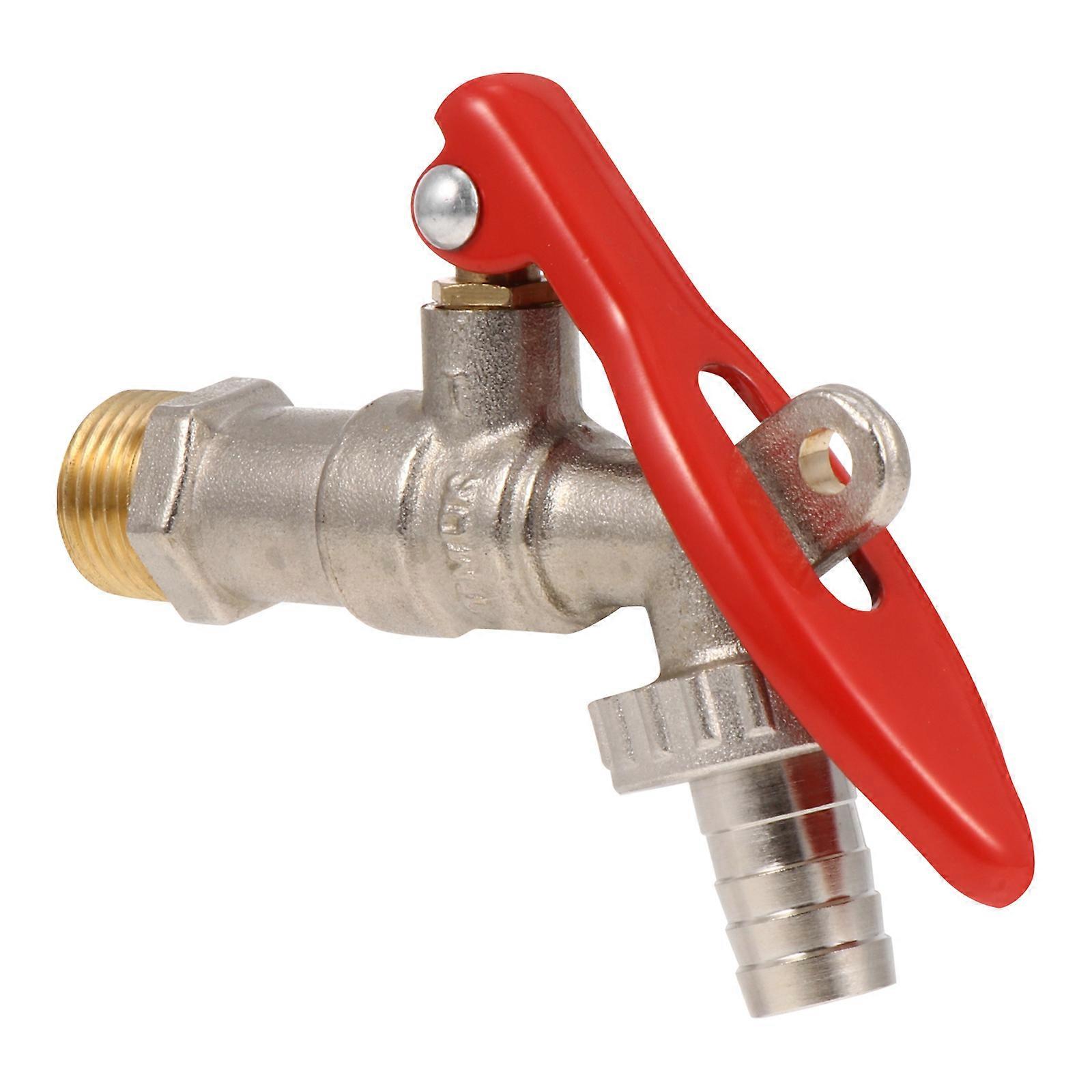 Durable Brass Irrigation Faucet for Gardening Use with AntiTheft Lock Design 1 Pc