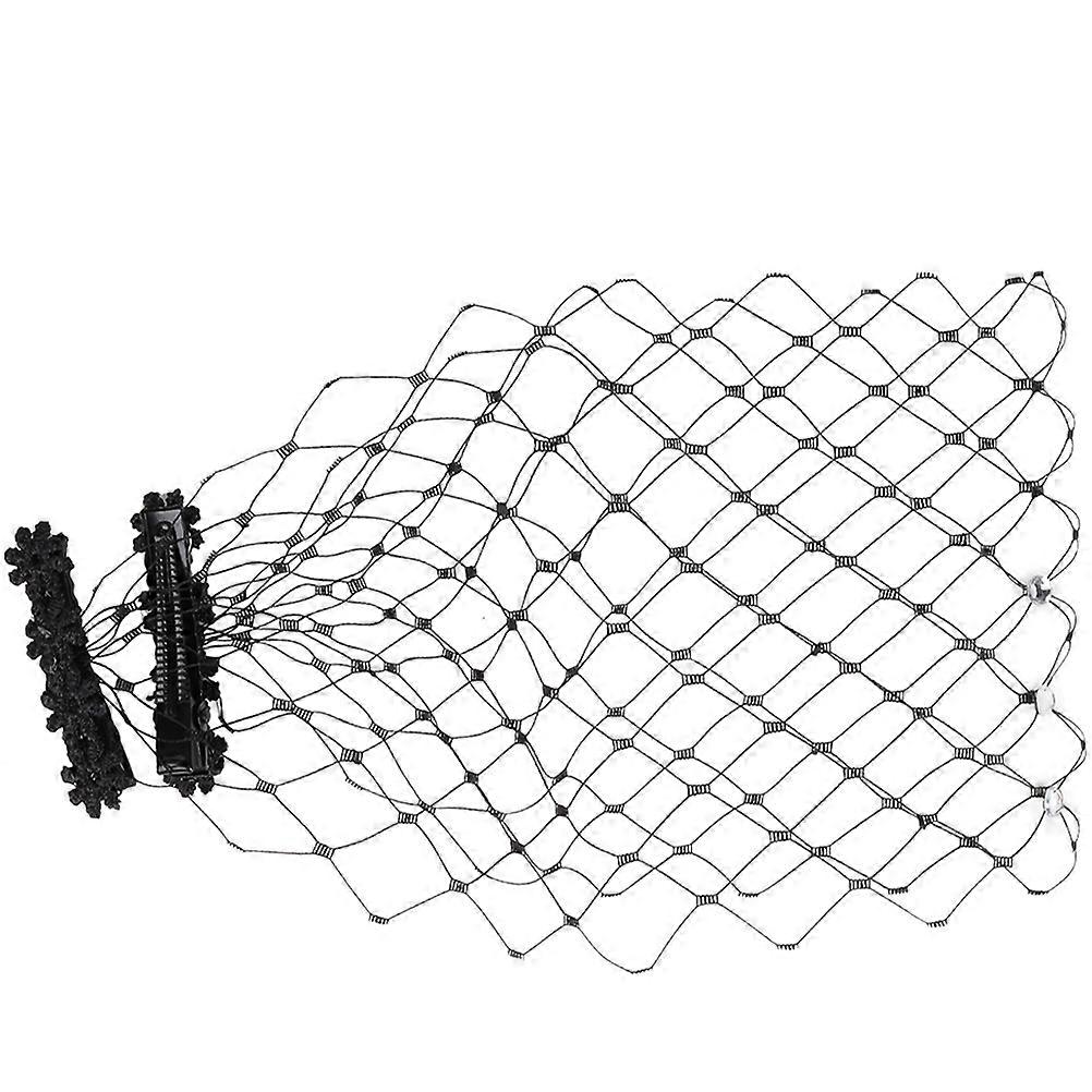 an elegant and compelling product description for your **Mesh Veil Headband with Rhinestones**:

 

**Elegant Mesh Veil Fascinator Headband with