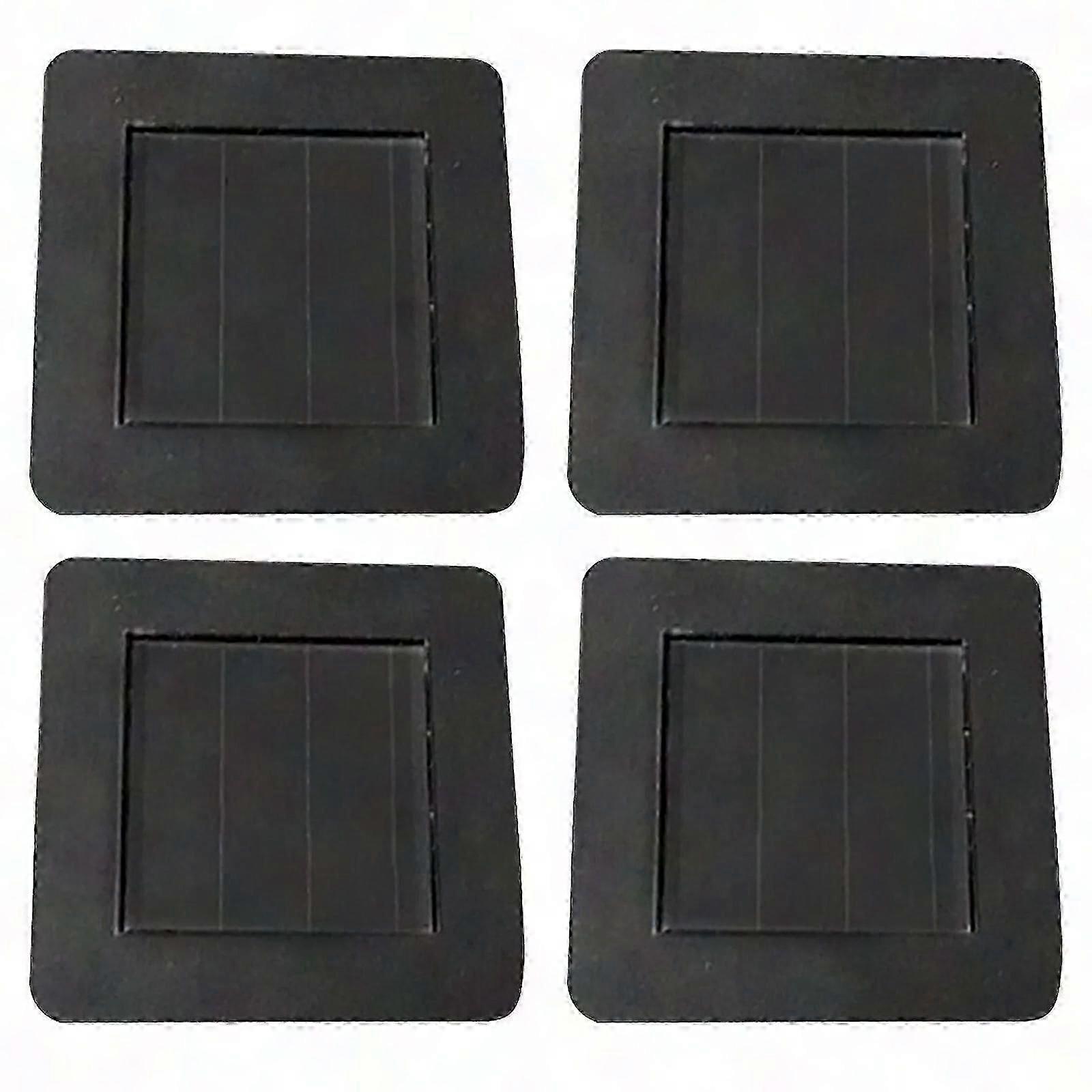 2PCS/4PCS Solar Light Replacement Top Square Solar Panel for Outdoor Lights