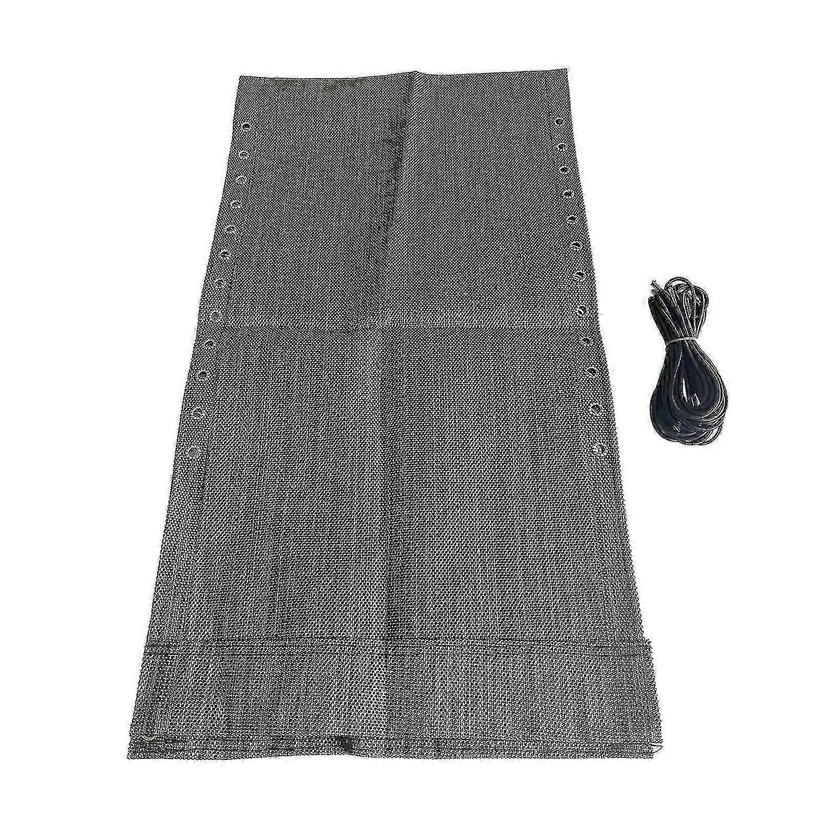 Folding recliner replacement fabric with ropes for patio chair