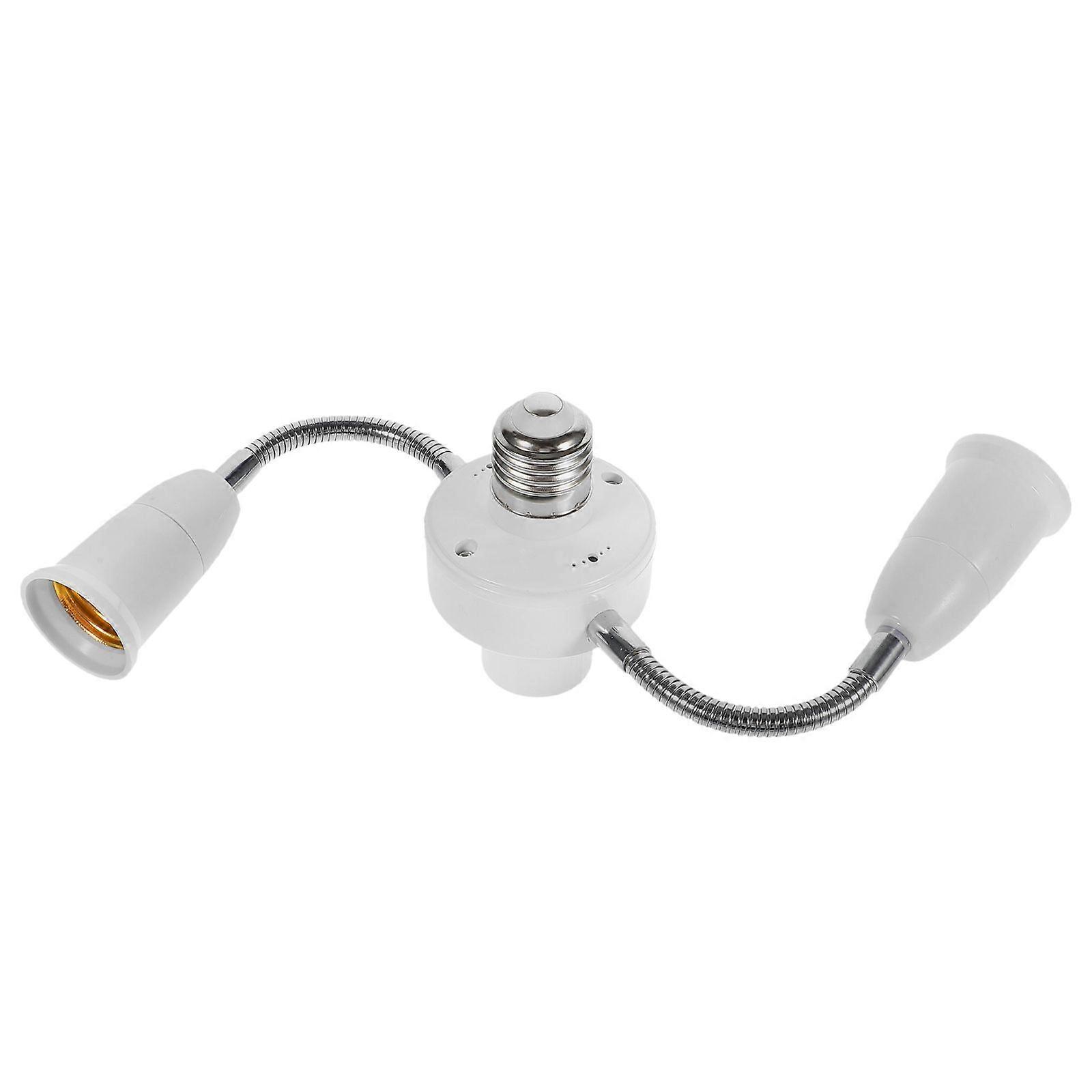 Single Head To Three Heads E27 Light Socket Adapter Light Socket Extension Converter With Flexible Hose