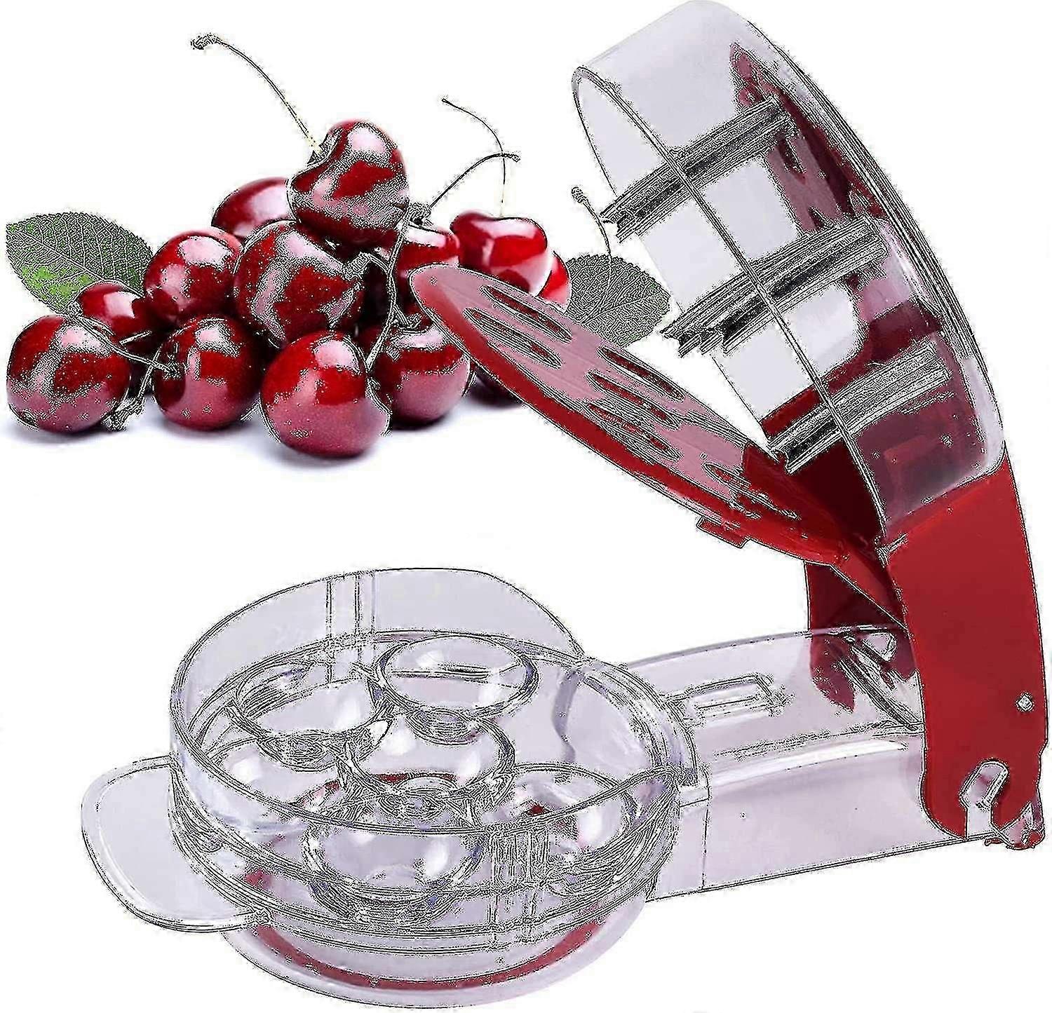 Cherry Pitter,stainless Steel Multiple Cherry Seed Extractor