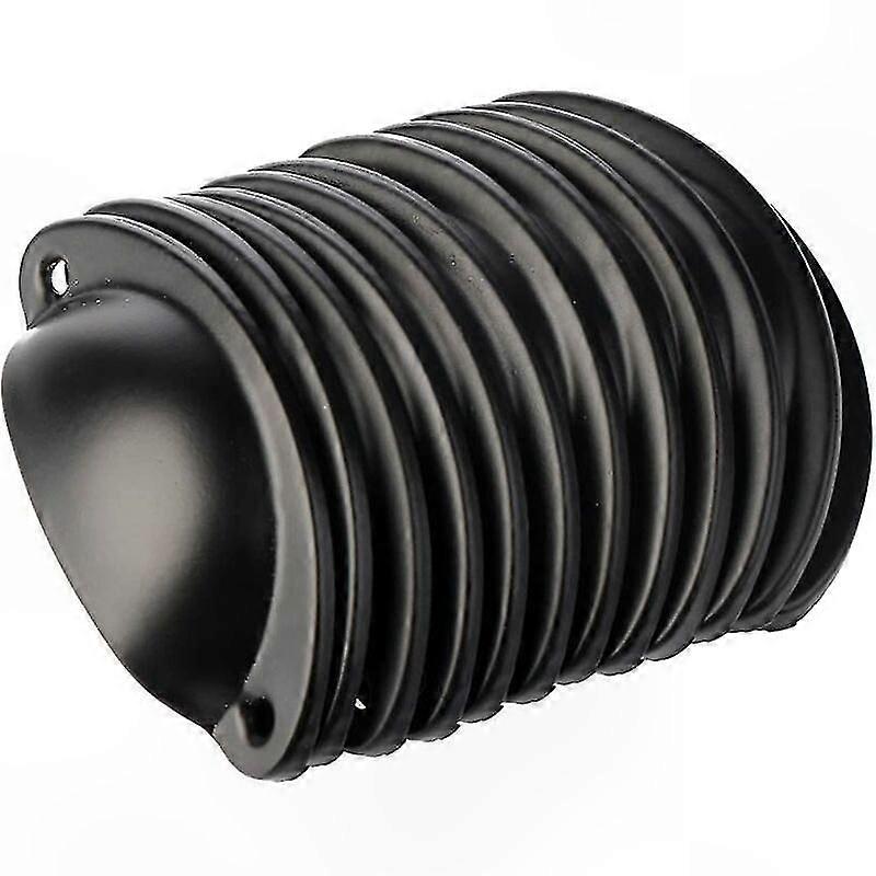 Vintage Curved Iron Cabinet Knobs, Retro Shell Handle for Kitchen Drawers, 8.2cm x 3.5cm Black Door Pulls