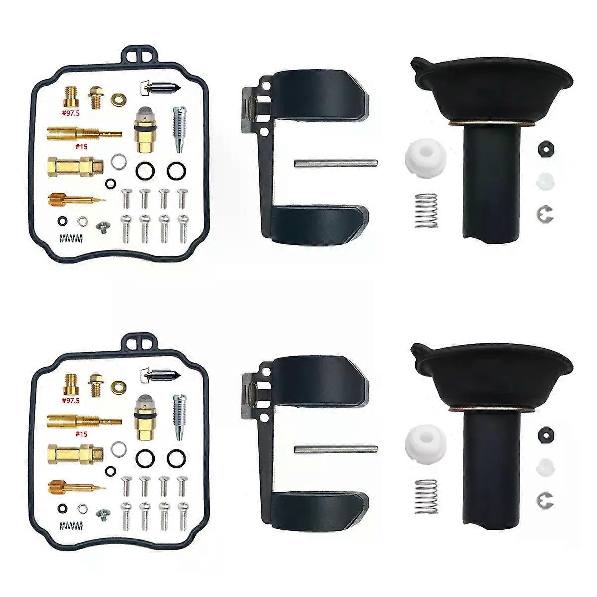 Apply Yamaha SRV250 Motorcycle carburetor repair kit 1992-1998 Float Plunger Diaphragm Rebuild Parts Mikuni BDS26 Carb