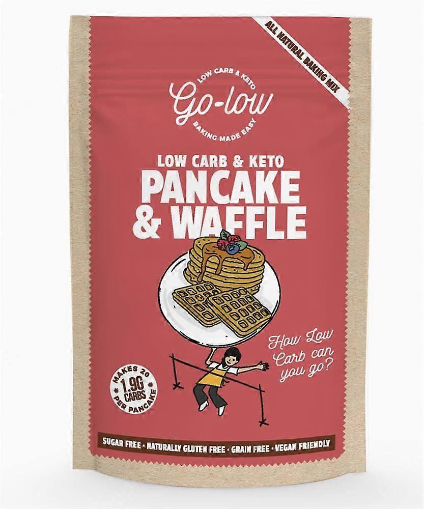 Go Low Baking Keto & Low Carb Pancake & Waffle Baking Mix 210g - 4 Pack