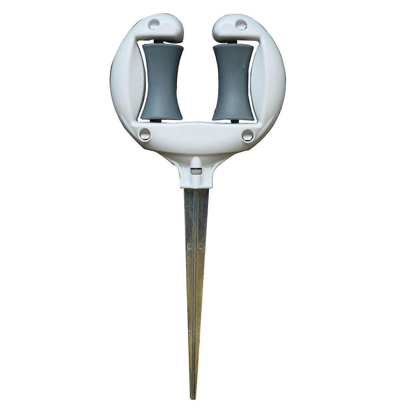 Multifunctional Garden Hose Stand Water Pipe Guide Garden Watering Hose Spike Positioning Ducter White One Size One Size White Ref: 6991