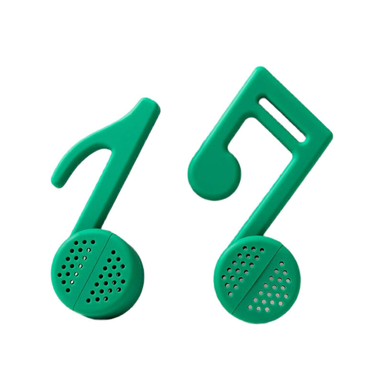Musical Note Shaped Teas Filter Silicone Infuser Strainer For Loose Leaf  Practical Teas Accessory Kitchen Gadget  Green
