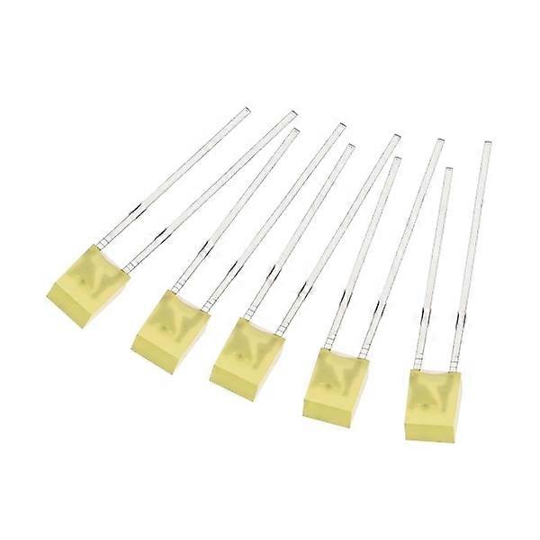 2x3x4mm x LED lamp, 150pcs Rectangular Strong LEDs for Electronic Component Indicator, Yellow.