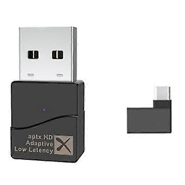 Bluetooth Adapter Driver-Free Usb Bluetooth 5.2 Transmitter + Type C Adapter Qcc3040 Chip