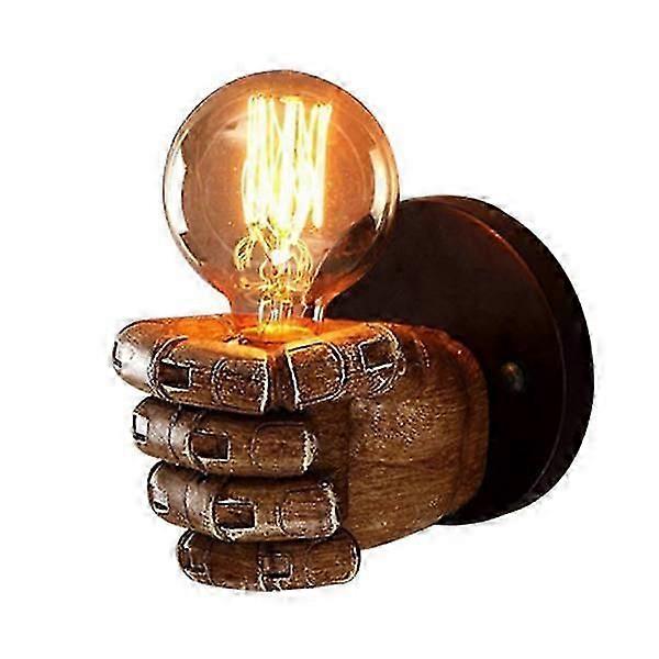 Support d’applique murale, support d’applique murale en forme de poing, décoration d’art mural, main droite