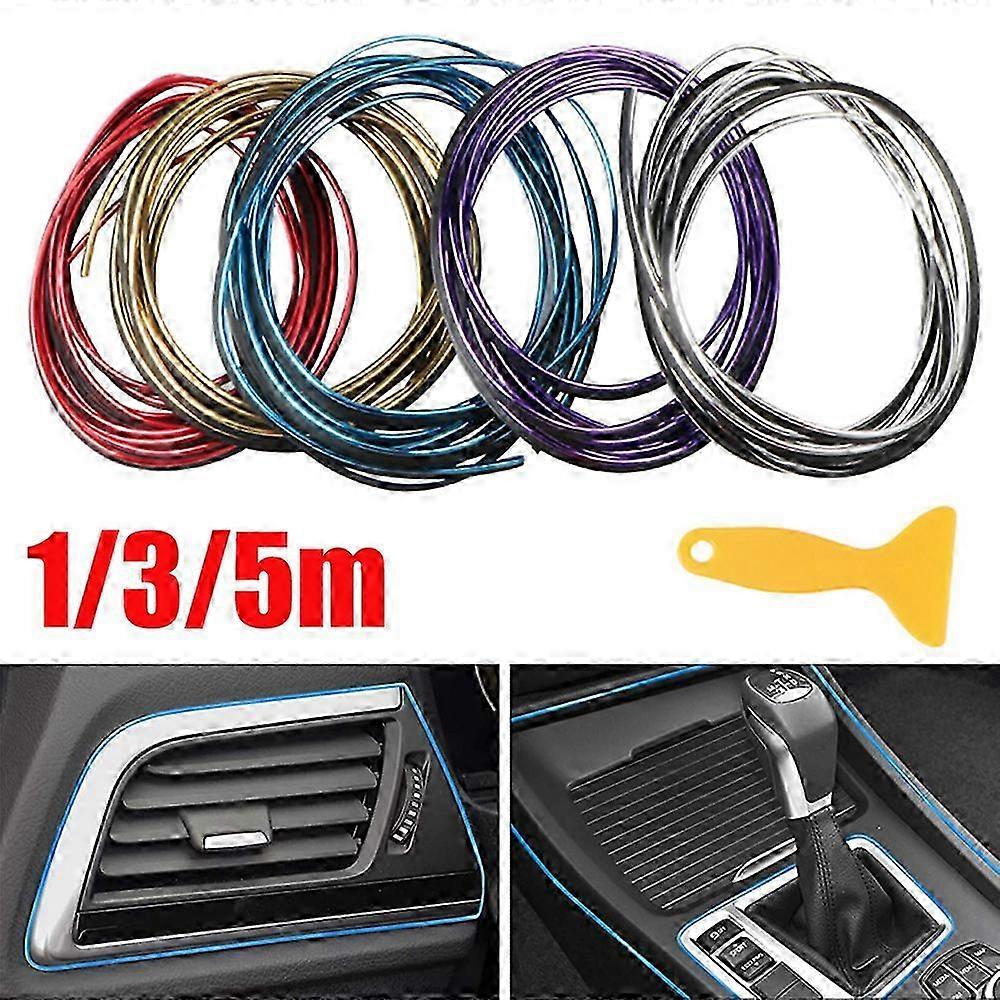 5M Car Dashboard Door Edge Insert Trim Styling Interior Decorative ...