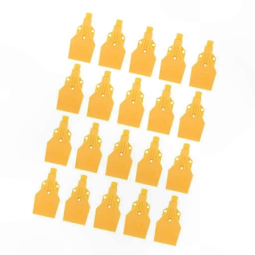 Yellow 3-Hole Air Nozzle Jet Blower with 1/4" BSPT Thread for Efficient Cleaning and Drying Applications