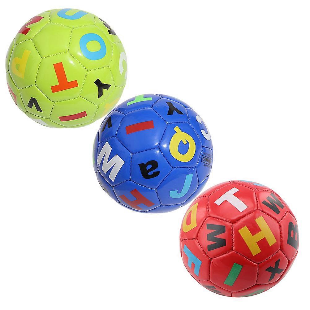 Toddler Soccer Ball for Kids Made of Durable PVC in Assorted Colors Lightweight and Compact Design 3 Pieces