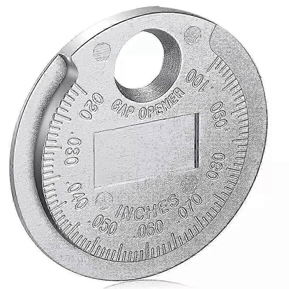 Spark Plug Space Tool Gapper Gauge- Wire Spark Plug Space Measuring Tool Scaled from 020Inch to 100Inch