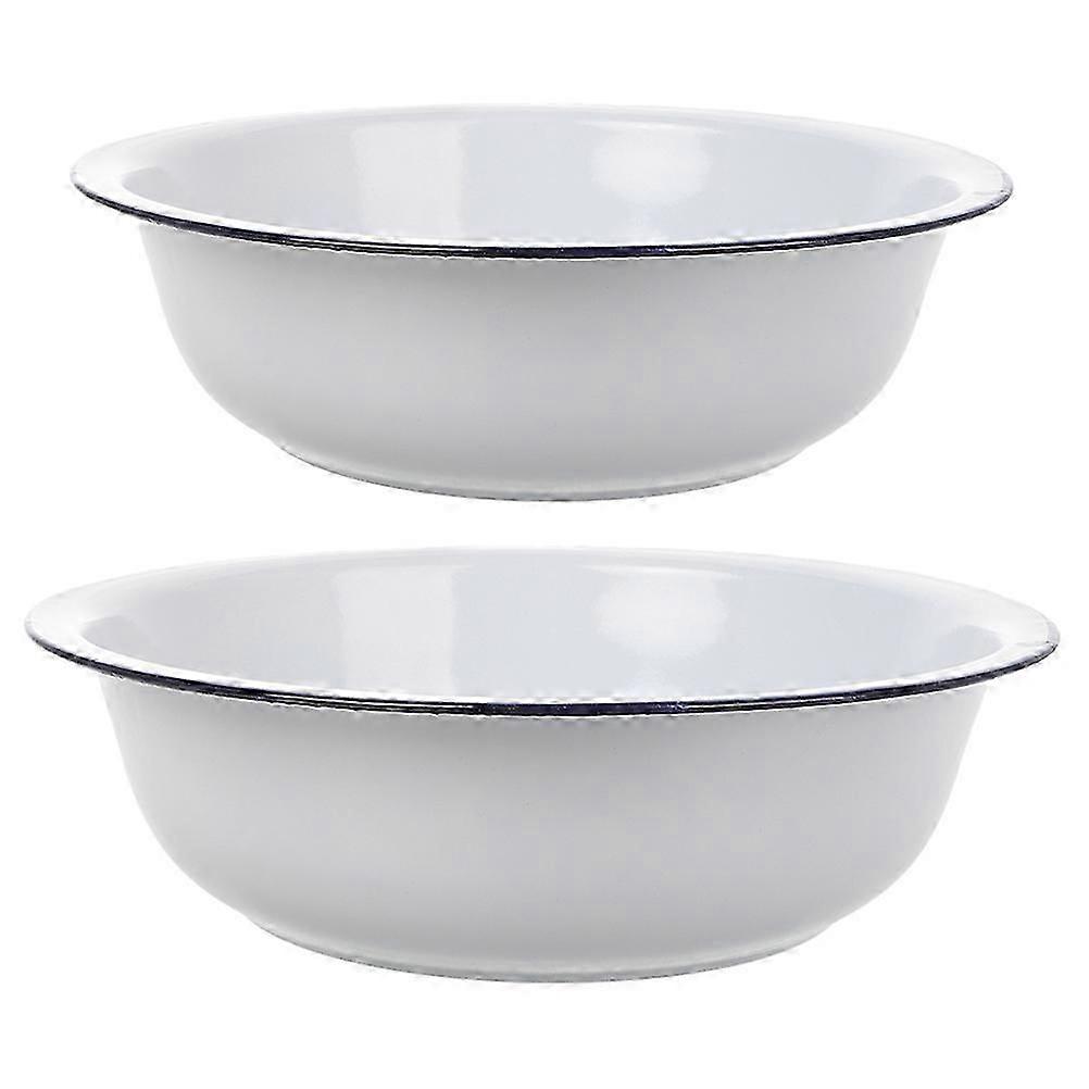 Smooth Enamel Basin, Easy to Clean Kitchenware for Various Household Tasks