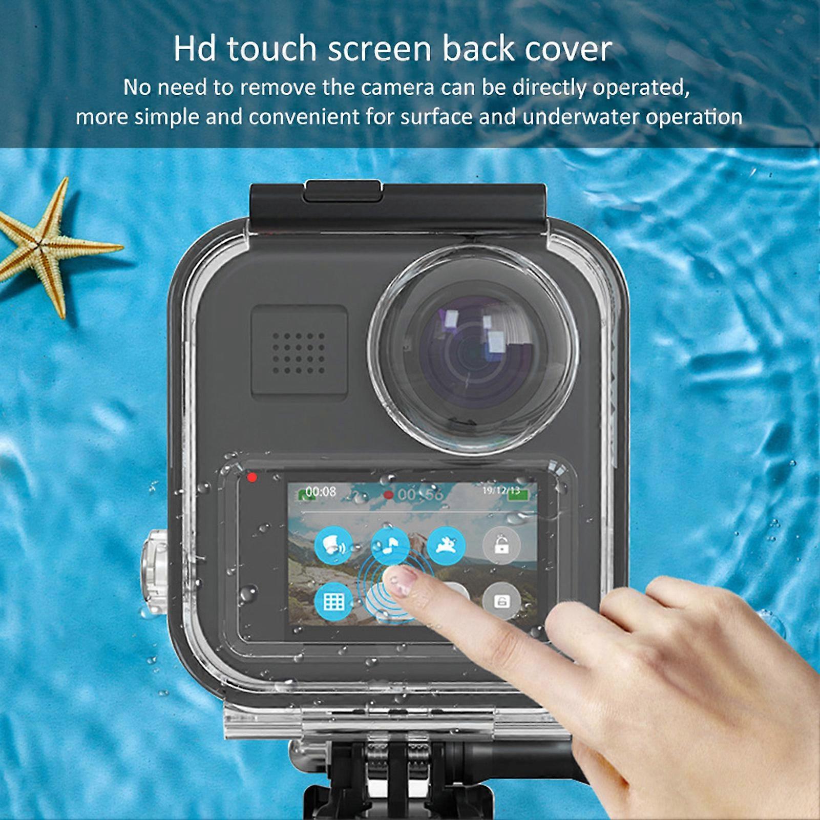 Waterproof Housing Shell Kit for Max with Tempered Glass & Anti-Fog
