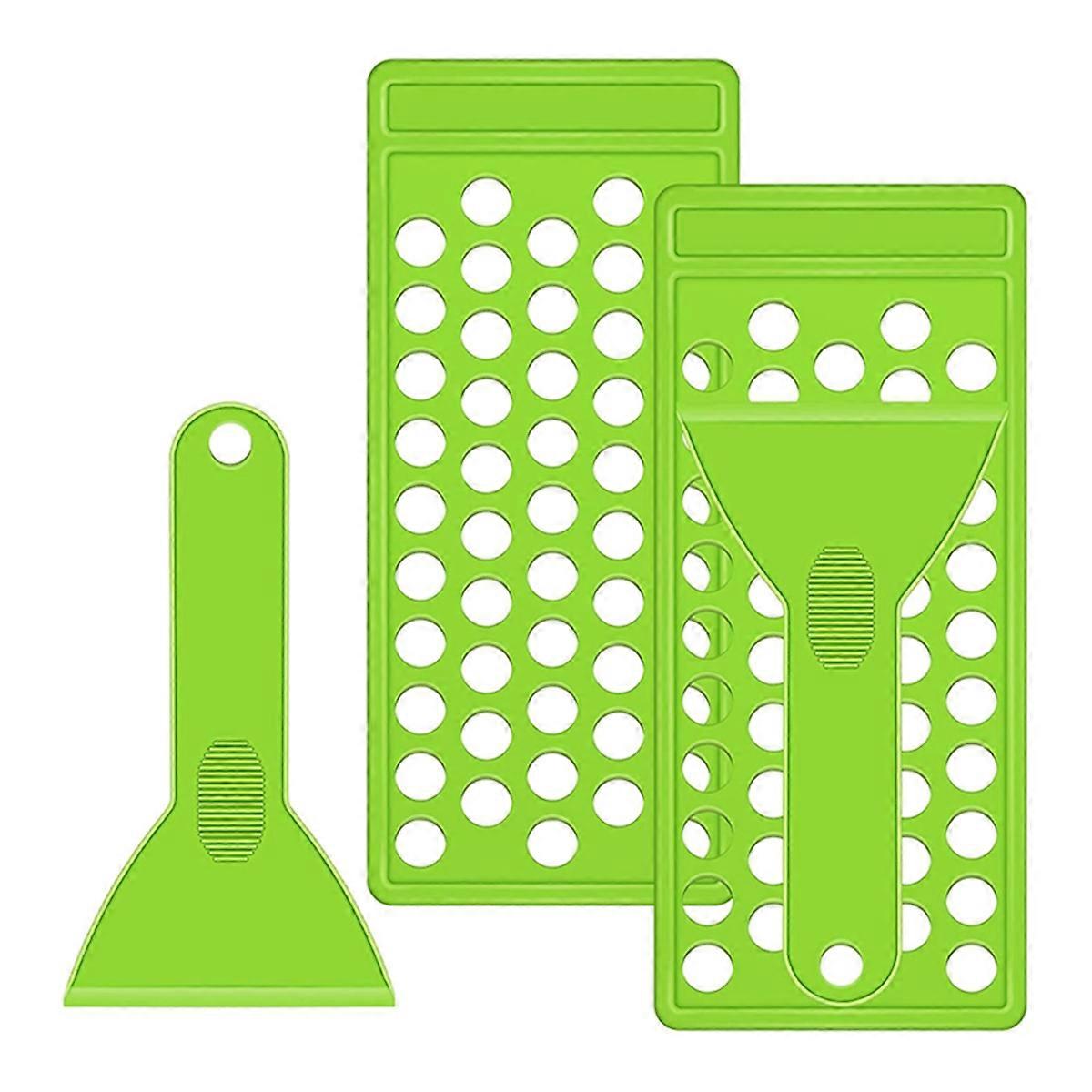 2pcs Lip Balm Tray and Spatula Portable Lip Filling Tray and Spatula Set Lip Tube Holder Lip Tubes Lip Balm Containers