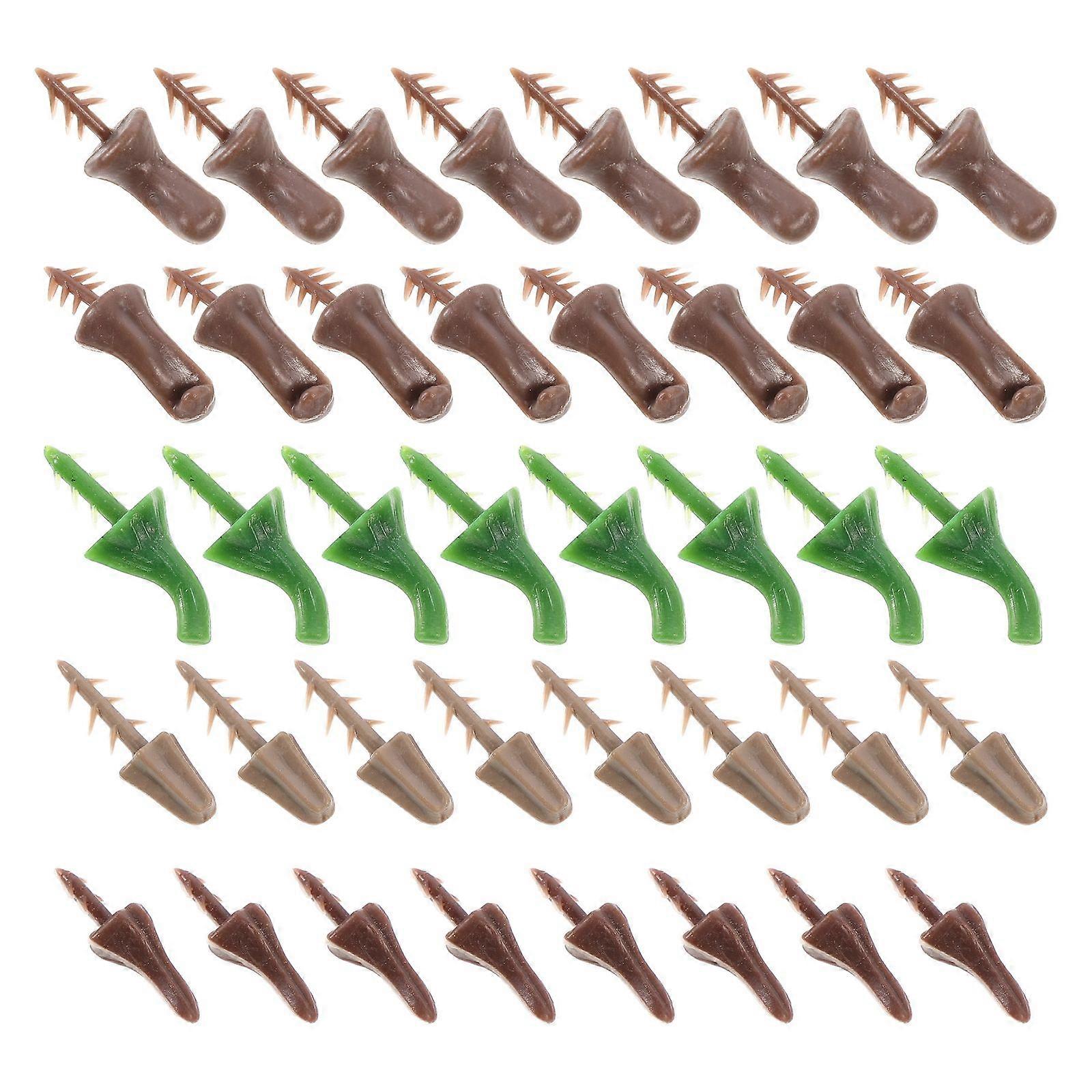 100pcs Pumpkin Stem Pumpkin DIY Handle Harvest Plastic Pumpkin Handle Accessory