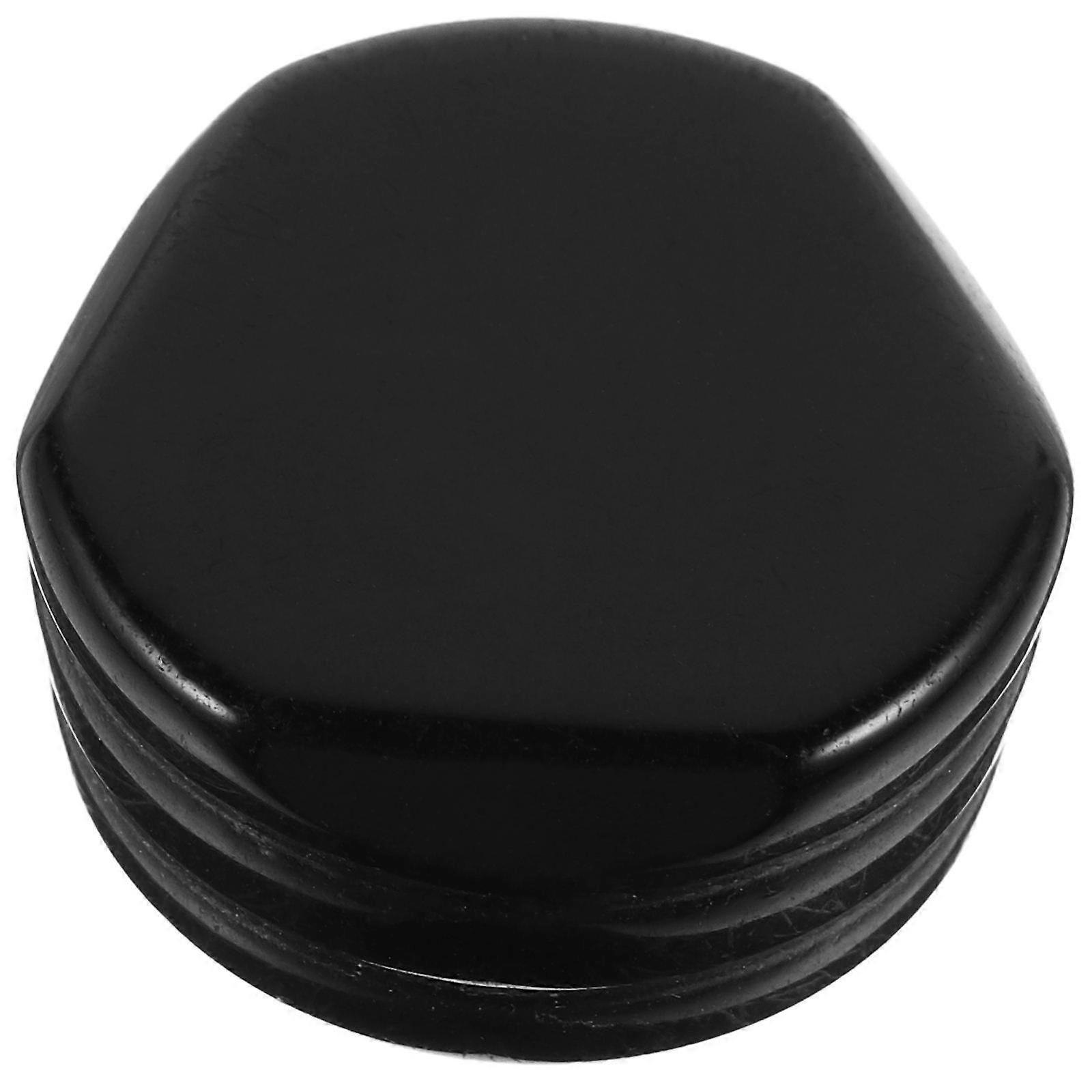 Crystal Globe Display Stand for Decor 4Pcs Stone Base Mini Holder Black