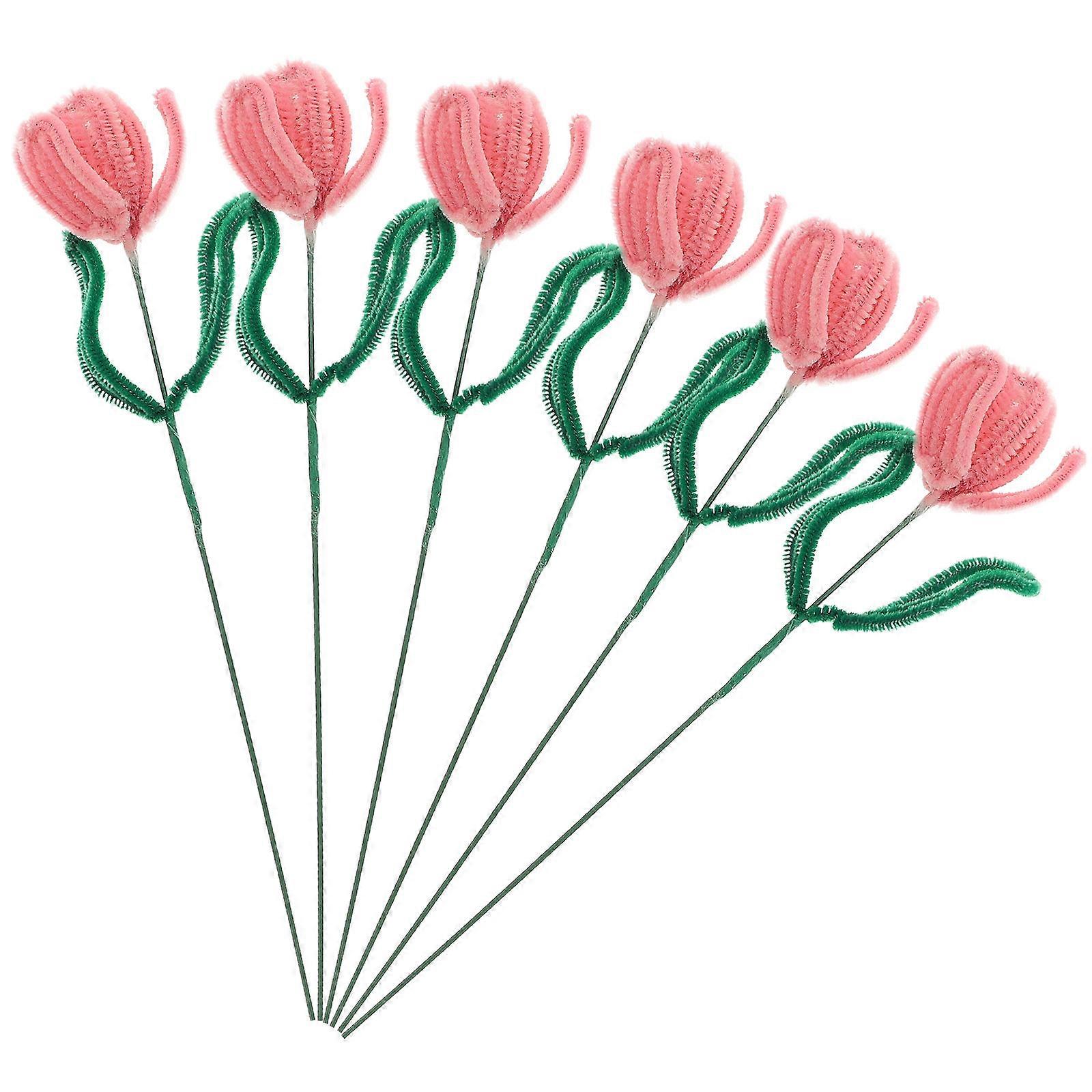 DIY Twisted Stick Chenille Stems for Bouquet Craft 5Sets Craft Supplies