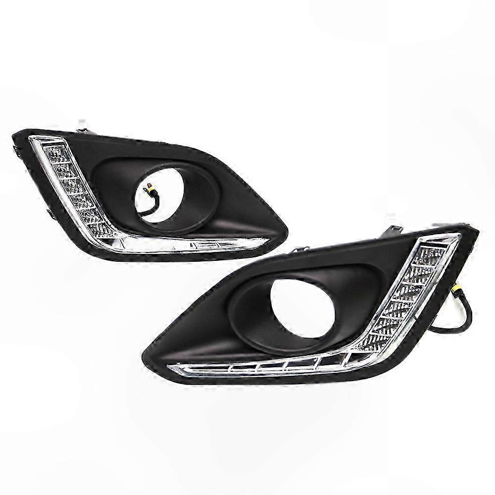 2PCS Daytime Running Lights Fog Lamps for Swift 14-16 Vehicles