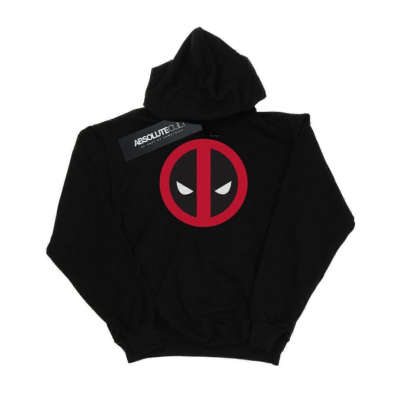 Marvel Deadpool Stor hettegenser med ren logo for kvinner/damer