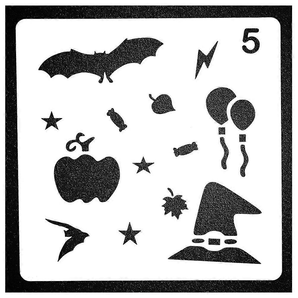 Halloween Stencils Drawing Templates for DIY Craft Projects 4Pcs