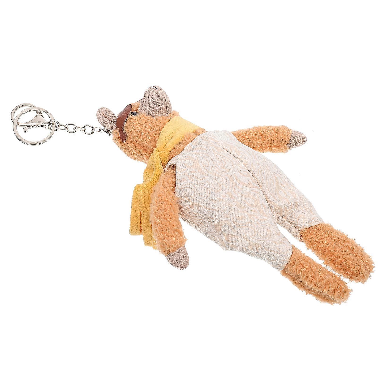 Plush Alpaca Keychain Featuring Cute Cartoon Design for Hanging 1Pcs