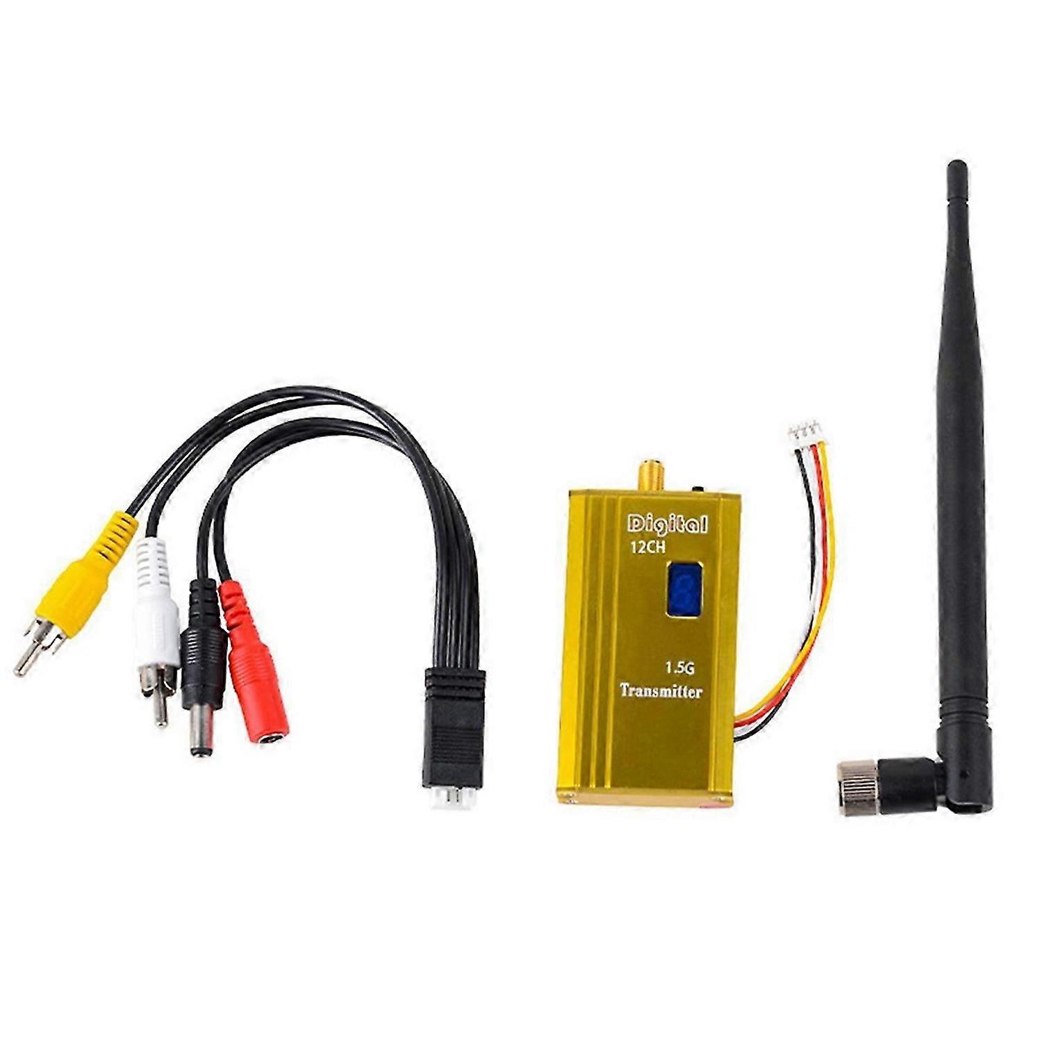 1.5G 1.5W FPV VTX 12CH 1500mW Audio Video Transmitter For FPV