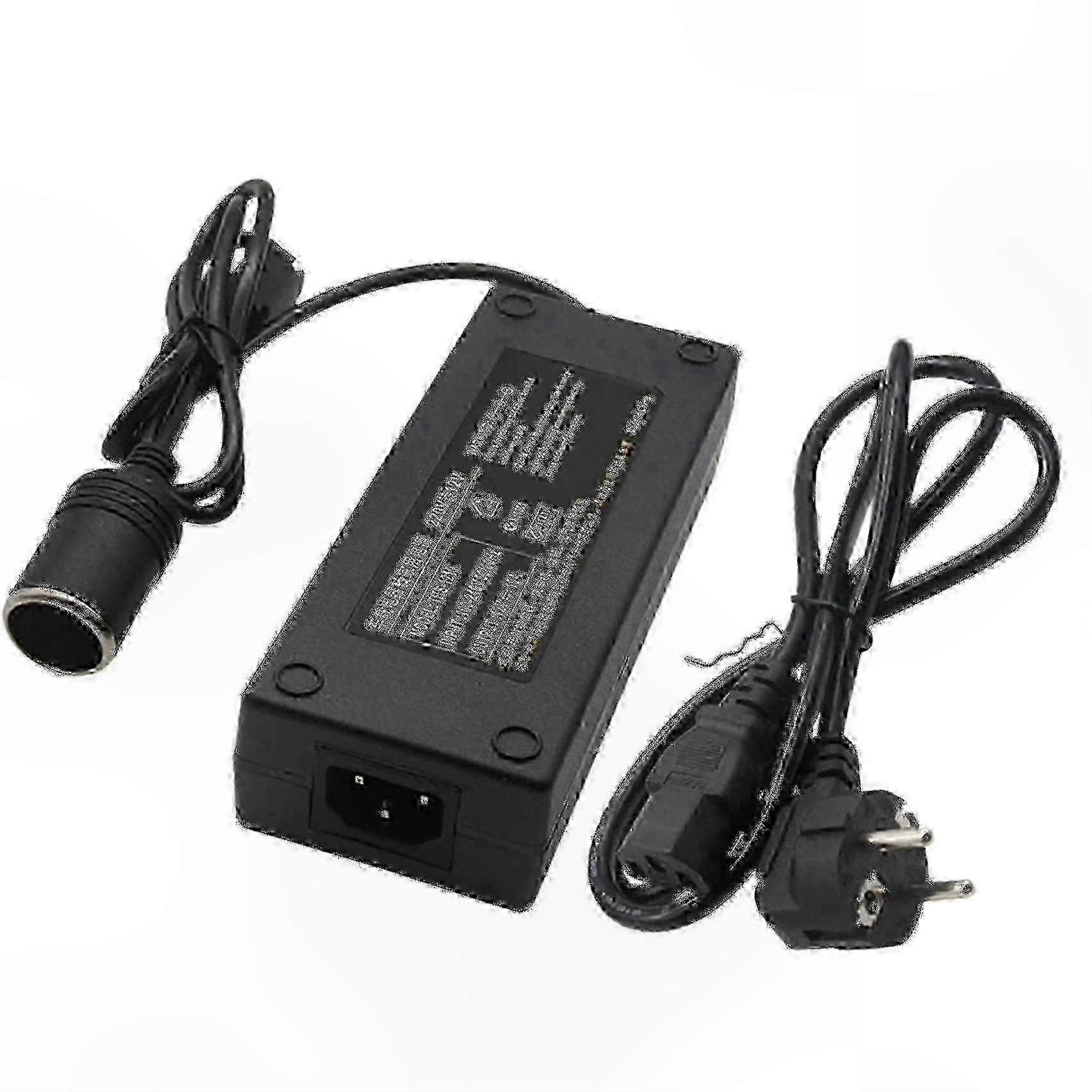 12V 15A 160W DC to AC Power Inverter with EU Plug for Home & Vehicle Use