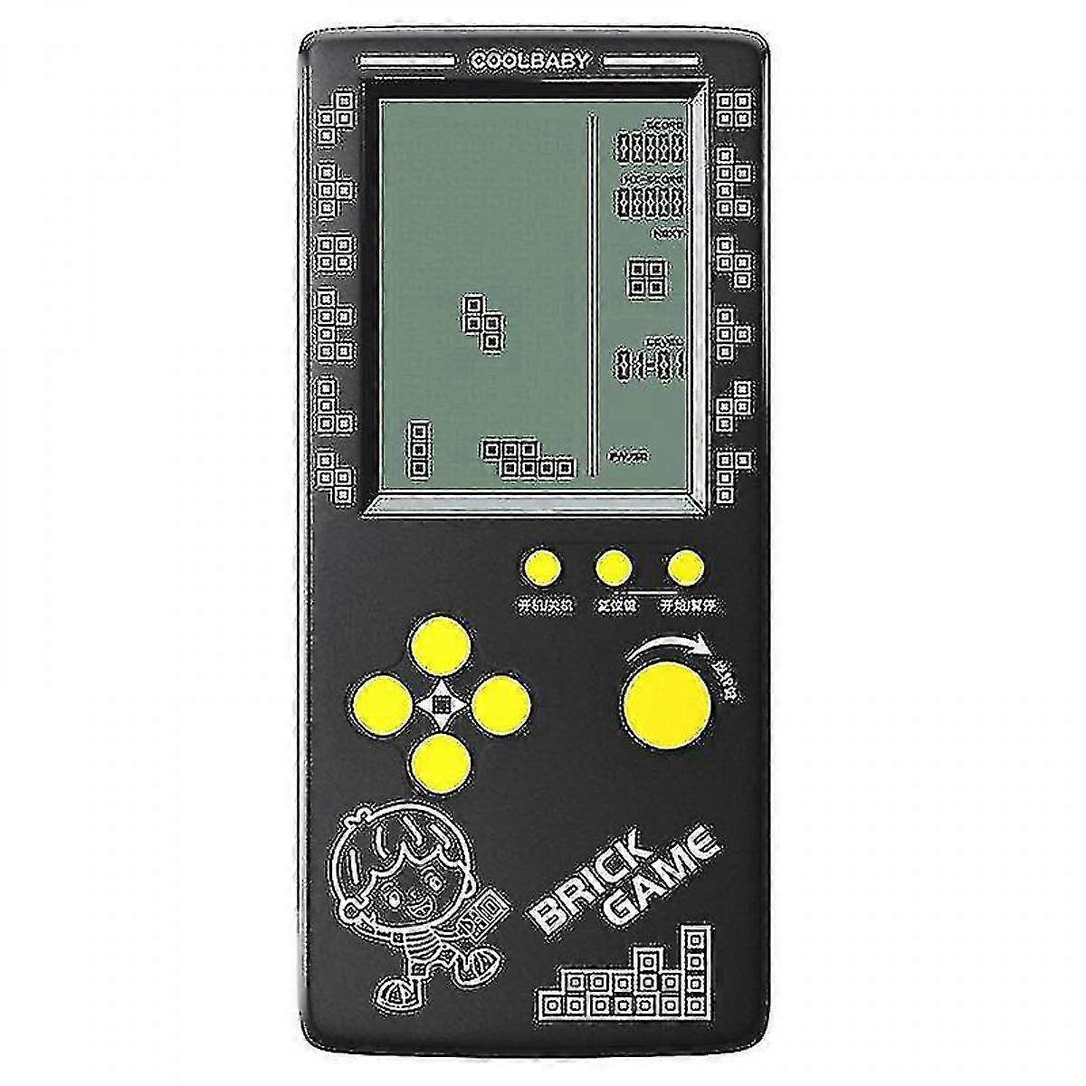 Rs-100 Tetris Game Console Classic Block Game Puzzle Games Player Handheld Game Machine Brick Games Batteries Not Includedbeyamis G - jue.T