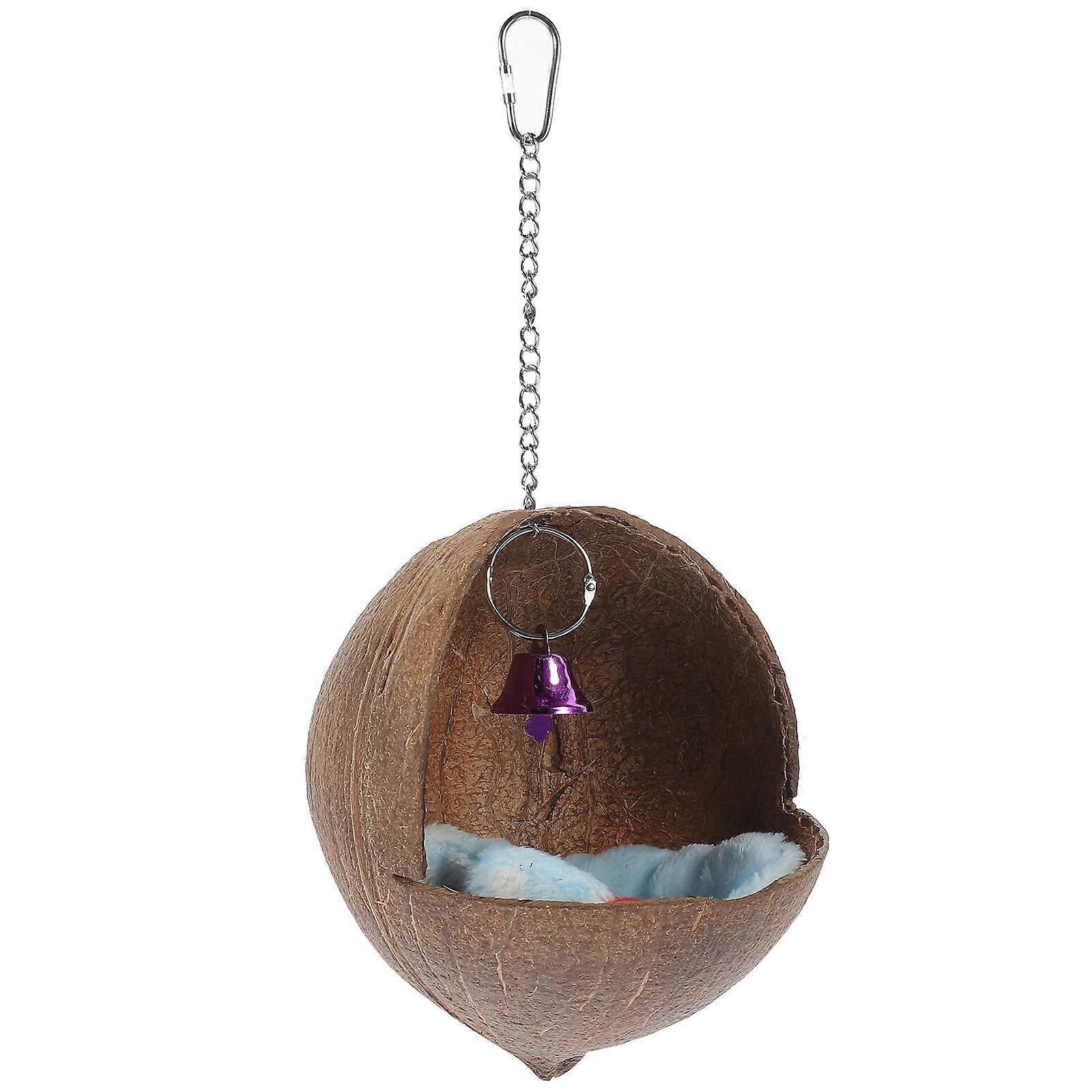 Coffee Bird Nest Made from Coconut Shell Provides Warm Shelter 4Pcs