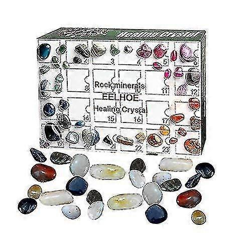 Crystal Stone Christmas Advent Countdown Calendar 1 set/24 pcs#4