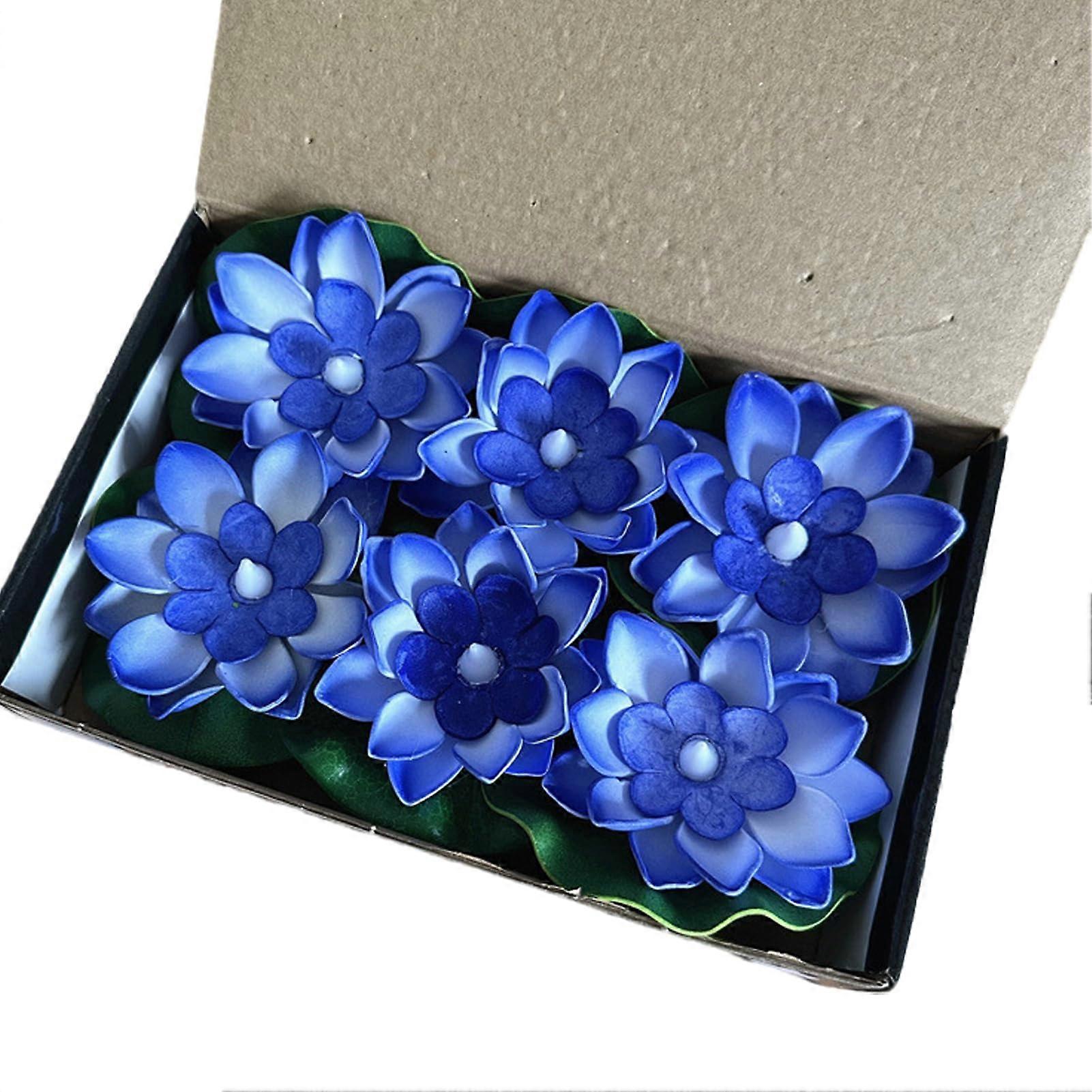 Lotus Lights Waterproof Floating Pool Decor Lights Battery Powered EPP Pond Lights Model C For Weddings