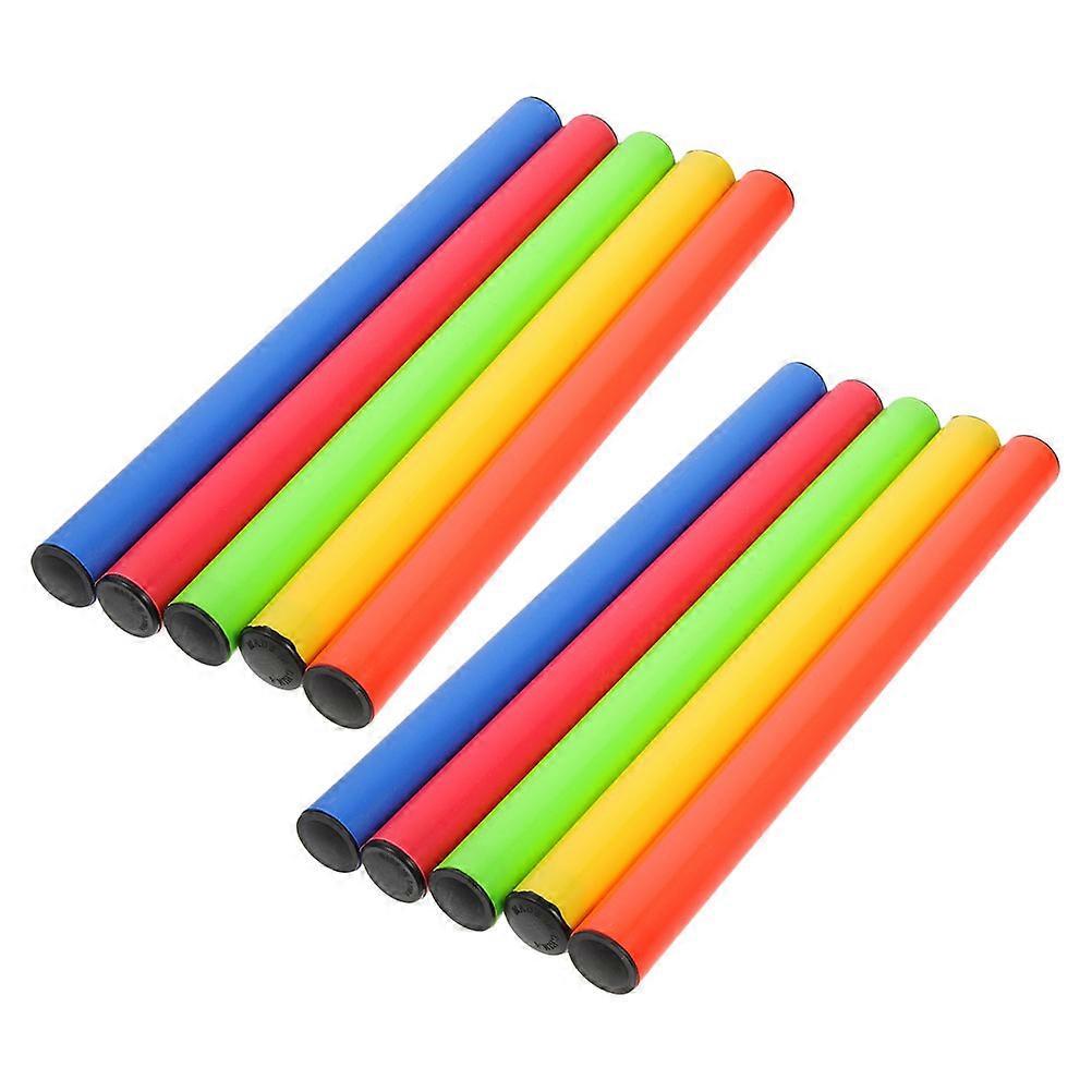 Relay Plastic Running Stick for Race Use 40Pcs Colorful Set